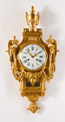 French Ormolu Cartel Clock, Paris, circa 1770. Signed: Nicolet Au Louvre. 
